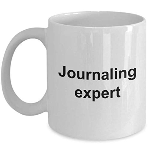 N / A Taza de Diario - Experto en Diario - Blog, Diario, Diario, álbum de Recortes, Cuaderno de bocetos, Collage - Taza de café o té de Regalo