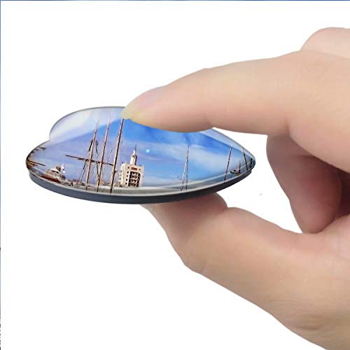 "N/A" España Imán España Puerta De Málaga Imán de Nevera 3D Artesanía Recuerdo Cristal Refrigerador Imanes Colección Regalo de Viaje