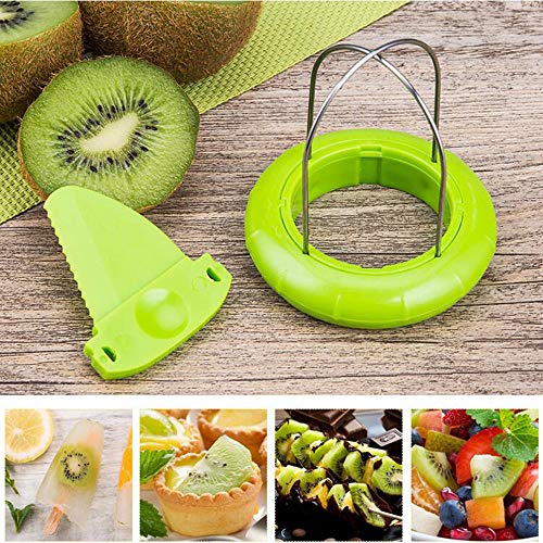 N\A Forma Peeler Slicer, Cocina Policía De La Fruta De Kiwi Dispositivo Cortador, Cortador De Kiwi Pelador De Verduras De Fruta Máquina De Cortar De La Cocina De Divisor De Excavación Core