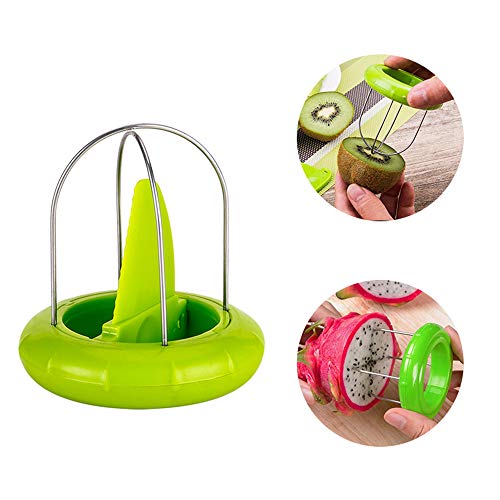 N\A Forma Peeler Slicer, Cocina Policía De La Fruta De Kiwi Dispositivo Cortador, Cortador De Kiwi Pelador De Verduras De Fruta Máquina De Cortar De La Cocina De Divisor De Excavación Core
