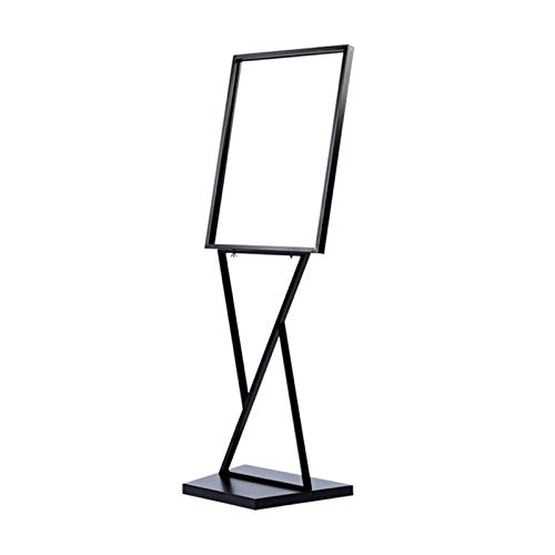 Nai-tripod Zhou El Soporte Ajustable Publicidad, Publicidad Comercial Totem cartelera Vertical del Bastidor KT Junta for Suelo de Soporte de Hierro Forjado YAN (Color : Black)