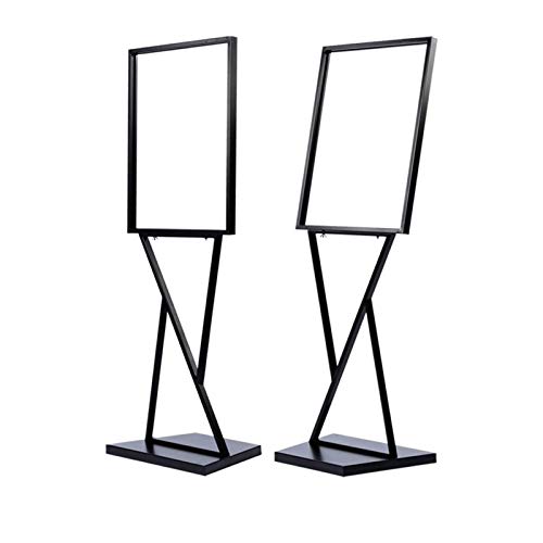 Nai-tripod Zhou El Soporte Ajustable Publicidad, Publicidad Comercial Totem cartelera Vertical del Bastidor KT Junta for Suelo de Soporte de Hierro Forjado YAN (Color : Black)