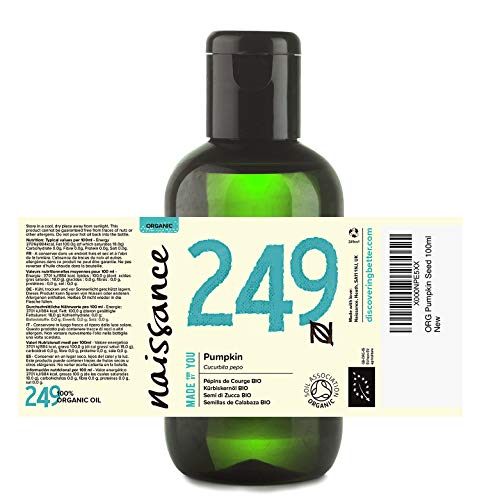 Naissance Aceite Vegetal de Semillas de Calabaza BIO 100ml - 100% puro, prensado en frío, certificado ecológico, vegano y no OGM …