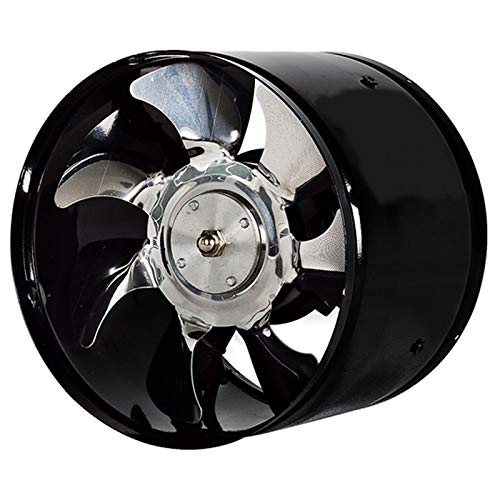 Naliovker Ventilador de Escape de Alta Velocidad de 6 Pulgadas Conducto en LíNea Extractor de Cocina Ventilador de Inodoro de Metal Ventilador Industrial 220V