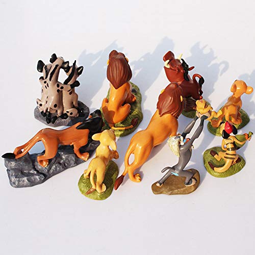 NamekPlanet – Lote de 9 figuras del Rey León – 5 a 9 cm