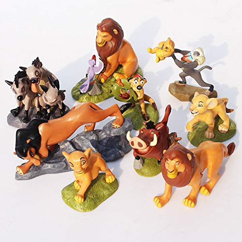 NamekPlanet – Lote de 9 figuras del Rey León – 5 a 9 cm