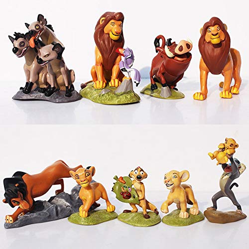NamekPlanet – Lote de 9 figuras del Rey León – 5 a 9 cm