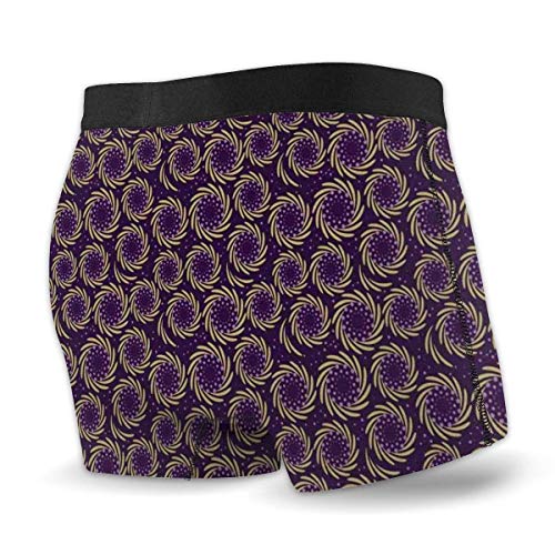 Nancyint Calzoncillos Tipo bóxer para Hombre con Hojas diminutas y arándanos Que Forman un patrón Whirpool M