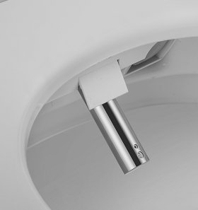 Nashi Deluxe Tapa Inodoro Bidet, Asiento bidé Sanitario japonés Inteligente, WC para baño con Ducha eléctrica
