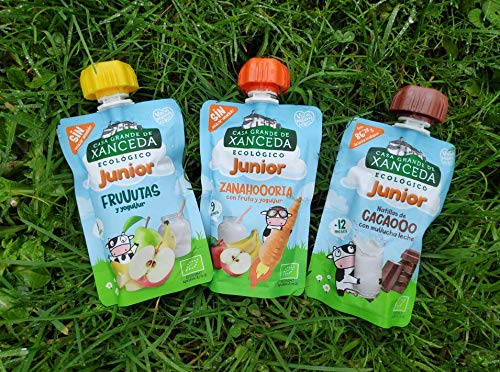 Natillas de chocolate con leche ecológica de Casa Grande de Xanceda -14 uds x90g
