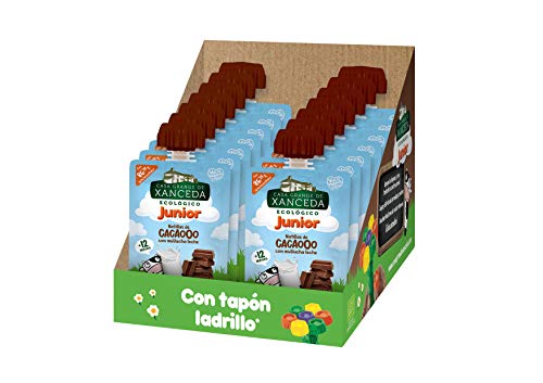 Natillas de chocolate con leche ecológica de Casa Grande de Xanceda -14 uds x90g