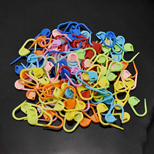 NATUCE 120 Piezas Marcadores de Puntos Ganchillo, Crochet Marcadores de Plástico, 10 Colores Marcadores Ganchillo