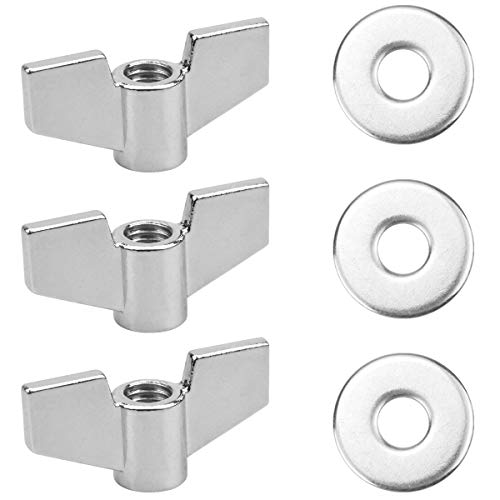 NATUCE 18 piezas Accesorios de Platillos, Fieltro y Mangas de Platillos, Arandela para Platillos y Tuercas de Mariposas, Accesorios para Soporte para Platillos y Juegos de Platillos