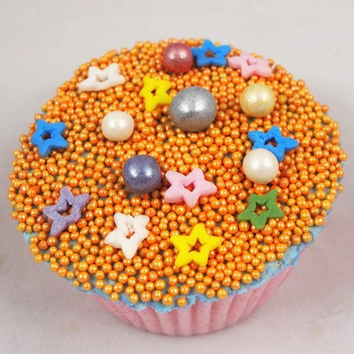 Natural color Rainbow Dragees comestible perlas 6 mm Pastel Cupcake Decoración