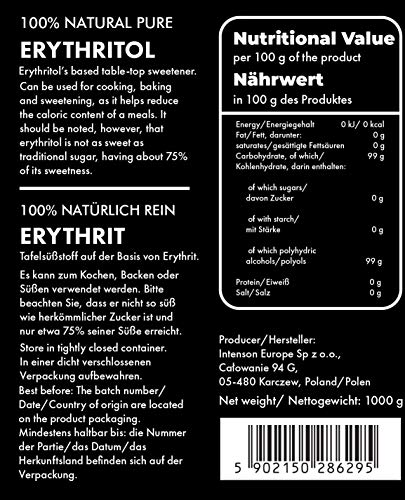 Nature Diet - Eritritol, 2 x 1000 g