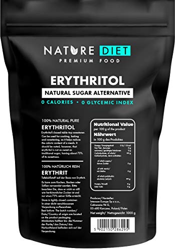 Nature Diet - Eritritol, 2 x 1000 g