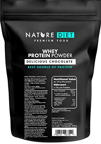 Nature Diet - Proteína de suero en polvo, chocolate