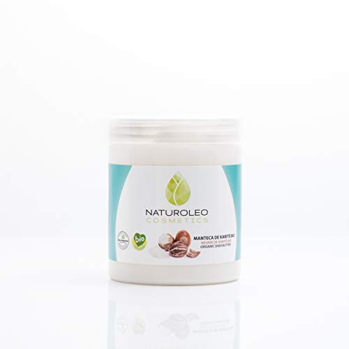 Naturoleo Cosmetics - Manteca Karité BIO - 100% Pura y Natural Ecológica Certificada - 250 ml