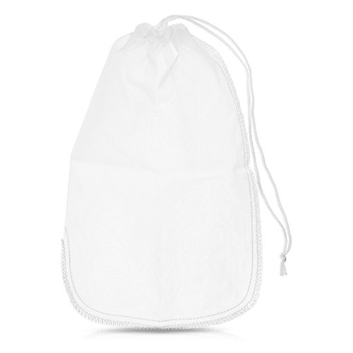 Navaris Bolsa para Hacer Leche Vegetal 20 x 30 CM - Bolsa colador para Hacer Leche Vegana de nueces almendras - Malla de Nailon para Colar Zumo Leche
