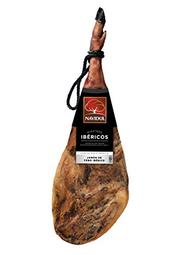 Navidul Jamón de Cebo Ibérico, Jamonero y Cuchillo - 8.25 kg