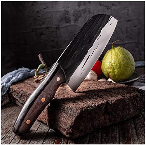 NBKLSD Cleaver Cuchillo de Cortar y ampSlicing de Doble Uso de Cuchillos de Cocina de la Mano de forja Sacrificio Cortador de deshuesar Peeling Herramientas Dividir (Color : Type 2)