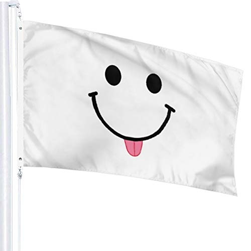 N/D Face - Bandera de lengua de frambuesa (S M L Xl 1-3x