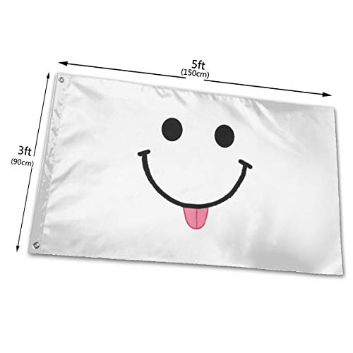 N/D Face - Bandera de lengua de frambuesa (S M L Xl 1-3x
