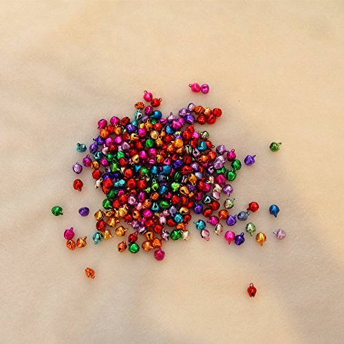Ndier doyeemei vielfarbige Jingle Bell – Cascabeles, Timbre cascabeles, Kleine cascabeles, Mini de cascabeles, como decoración navideña haushältsg Hamaca (stände