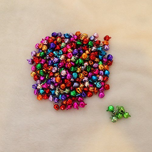 Ndier doyeemei vielfarbige Jingle Bell – Cascabeles, Timbre cascabeles, Kleine cascabeles, Mini de cascabeles, como decoración navideña haushältsg Hamaca (stände