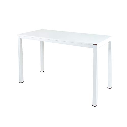Need 138x55cm Escritorios Mesa de Ordenador Escritorio de Oficina Mesa de Estudio Puesto de Trabajo Mesa de Conferencias Talla Grande, Blanco,AC3DW-140-NEW
