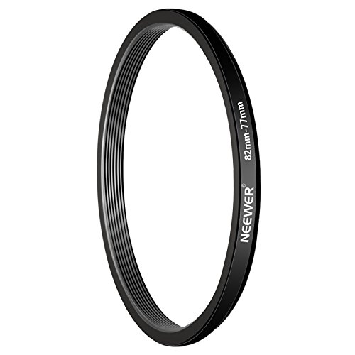 Neewer 18-pieza Kit de Adaptador de Anillo de Filtro de Metal para Cámara: 9-pieza Step-up Anillo Set y 9-pieza Step-down Anillo Set para Canon Nikon Sony Olympus Cámara DSLR, Negro