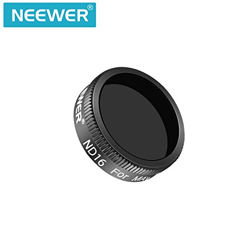 Neewer Pro ND16 Filtro para DJI Mavic Air Drone Quadcopter, Fabricado con Vidrio Optico Multicapa y Marco de Aleación de Aluminio Resistente al Agua (Negro)