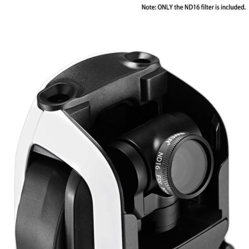 Neewer Pro ND16 Filtro para DJI Mavic Air Drone Quadcopter, Fabricado con Vidrio Optico Multicapa y Marco de Aleación de Aluminio Resistente al Agua (Negro)