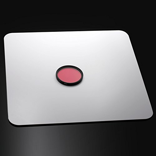 Neewer®. Tabla para exposición de 30 x 30 cm. Hecha de acrílico, para fotografiar Productos (Colores Negro y Blanco)