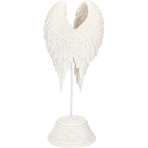 Nemesis Now Angel Wings - Figura Decorativa (26 cm), Color Blanco