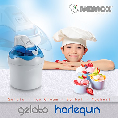 Nemox Harlequin 1.5 Heladera eléctrica, Azul, Color Blanco