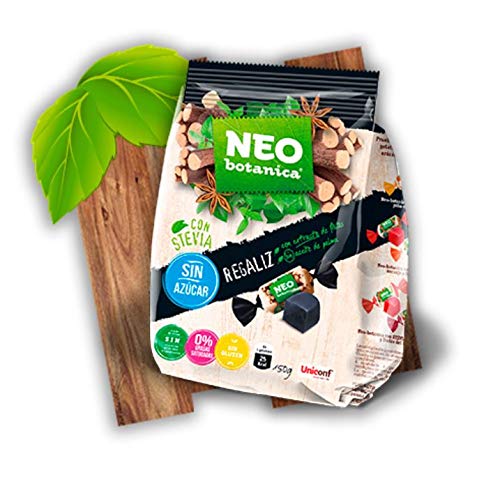 Neo Botanica Caramelo masticable Sabor Regaliz y Stevia sin zaúcar …