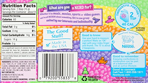 Nerds Rainbow Caramelos - 142 gr
