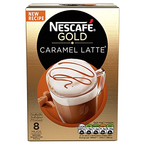 Nescaf? Caf? Menu Latte Caramel 17 g (Pack of 6, Total 48 Units)