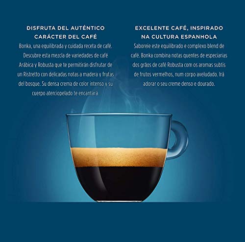 Nescafé DOLCE GUSTO Café BONKA - Pack de 3 x 16 Cápsulas - Total: 48 Cápsulas