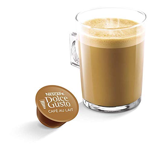 Nescafé Dolce Gusto - Café Con Leche - Cápsulas de café - 16 cápsulas