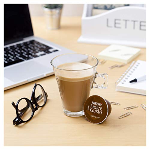 Nescafé Dolce Gusto - Café Con Leche - Cápsulas de café - 16 cápsulas