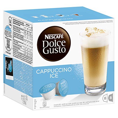 Nescafé Dolce Gusto Cappuccino Ice, Paquete de 6, 6 x 16 Cápsulas (48 Tazas)