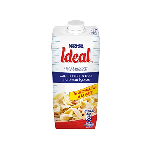 Nestlé Ideal - Leche Evaporada - 4 Paquetes de 500 ml