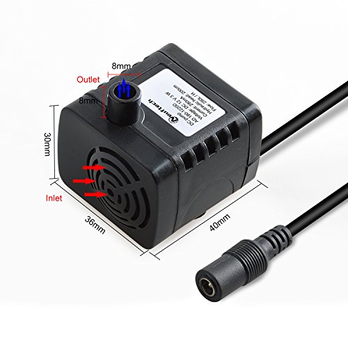 Neuftech bomba de agua sumergibles water pump para acuario de agua, fuentes ect DC 12V