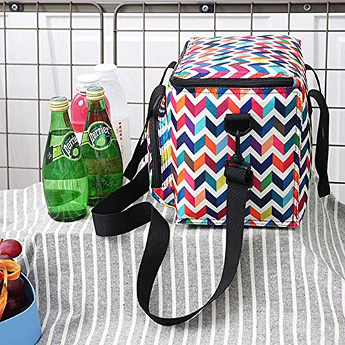 Nevera PortáTil Bolsa De Almuerzo Bolsa De Almuerzo Para Ahorrar Comida, URIBAKY Bolsa De Picnic Multifuncional, De Playa, Para Acampar Y En El Lugar De Trabajo Bolsa TéRmica Con Correa Ajustable