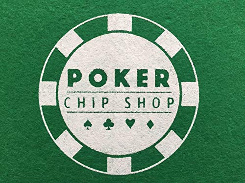 NEW 6FT LARGE POKER CASINO FELT BAIZE LAYOUT - TEXAS HOLDEM