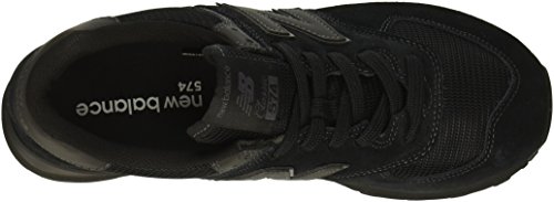 New Balance Hombre 574v2-core Trainers Zapatillas, Negro (Triple Black), 40.5 EU