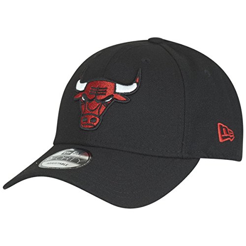 New Era 9forty Chicago Bulls Gorra, Hombre, Negro, Única