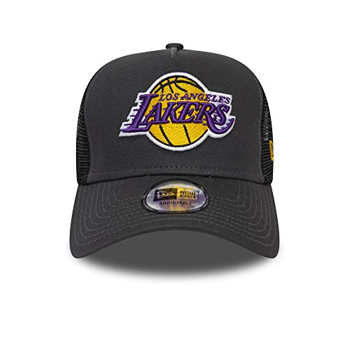New Era NBA LOS ANGELES LAKERS Dark Base Team A-Frame 9FORTY Trucker Cap
